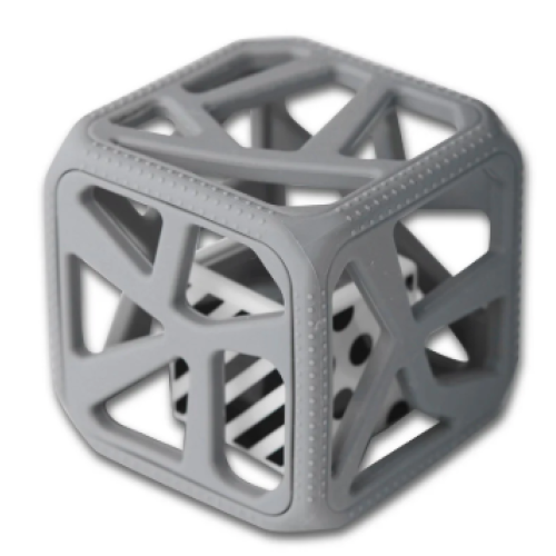 Malarkey Kids - Chew Cube - Cube de dentition pour bébé - Gris foncé